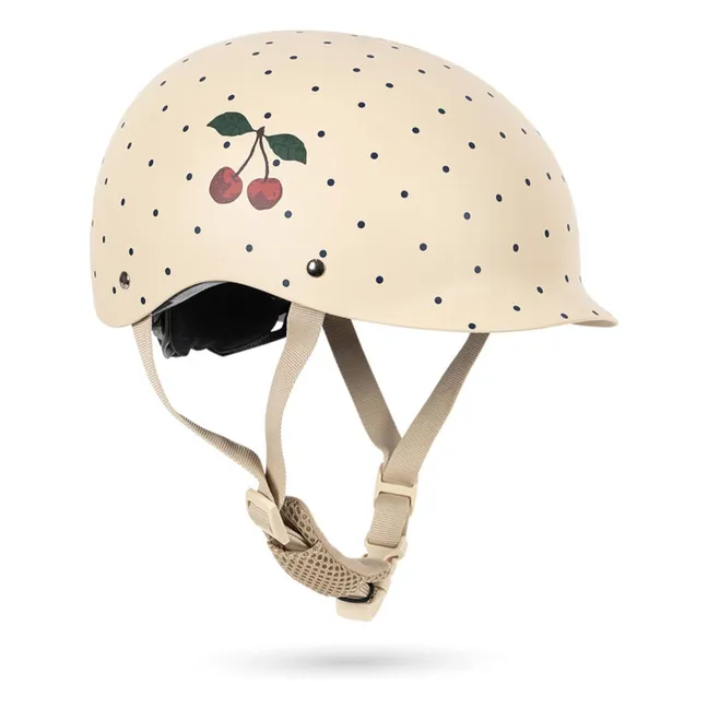 Casco para bicicleta Navy Dots | Crudo