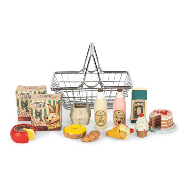 Shopping set and basket