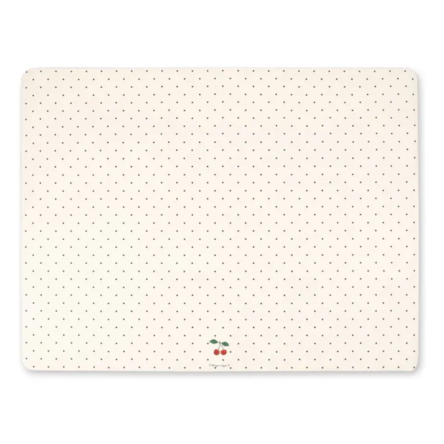 Tapis de sol navy Dots | Ecru
