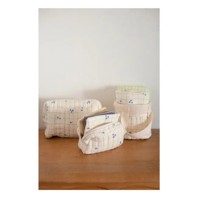 Panier de rangement Blueberries en coton bio