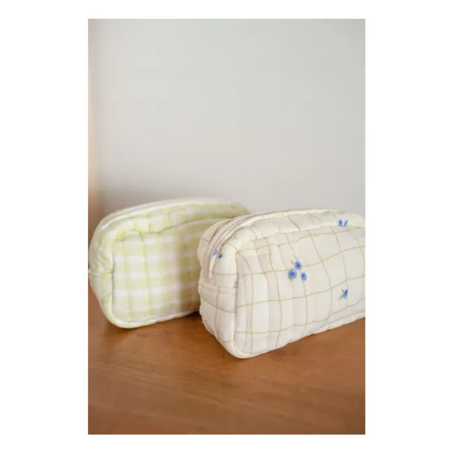 Trousse de maquillage Blueberries en coton bio