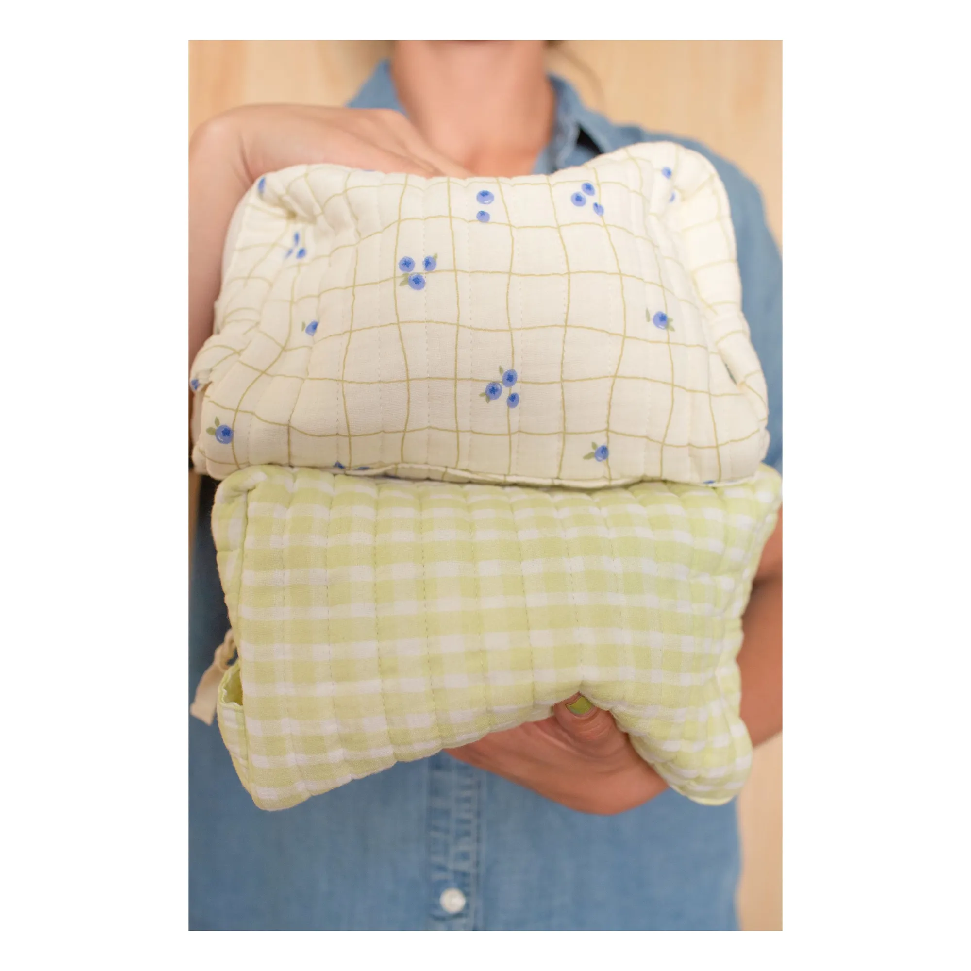 Soft Spot - Trousse de toilette Blueberries en coton bio (Soft Spot) - Image 1