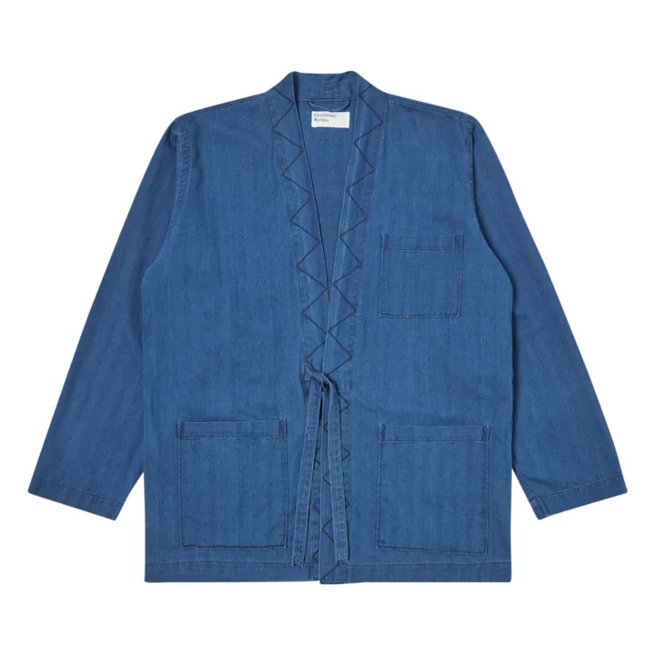 Veste Herringbone | Denim- Image produit n°0