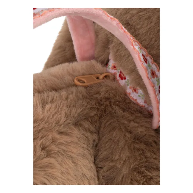 Bolso de felpa para perro | Marrón