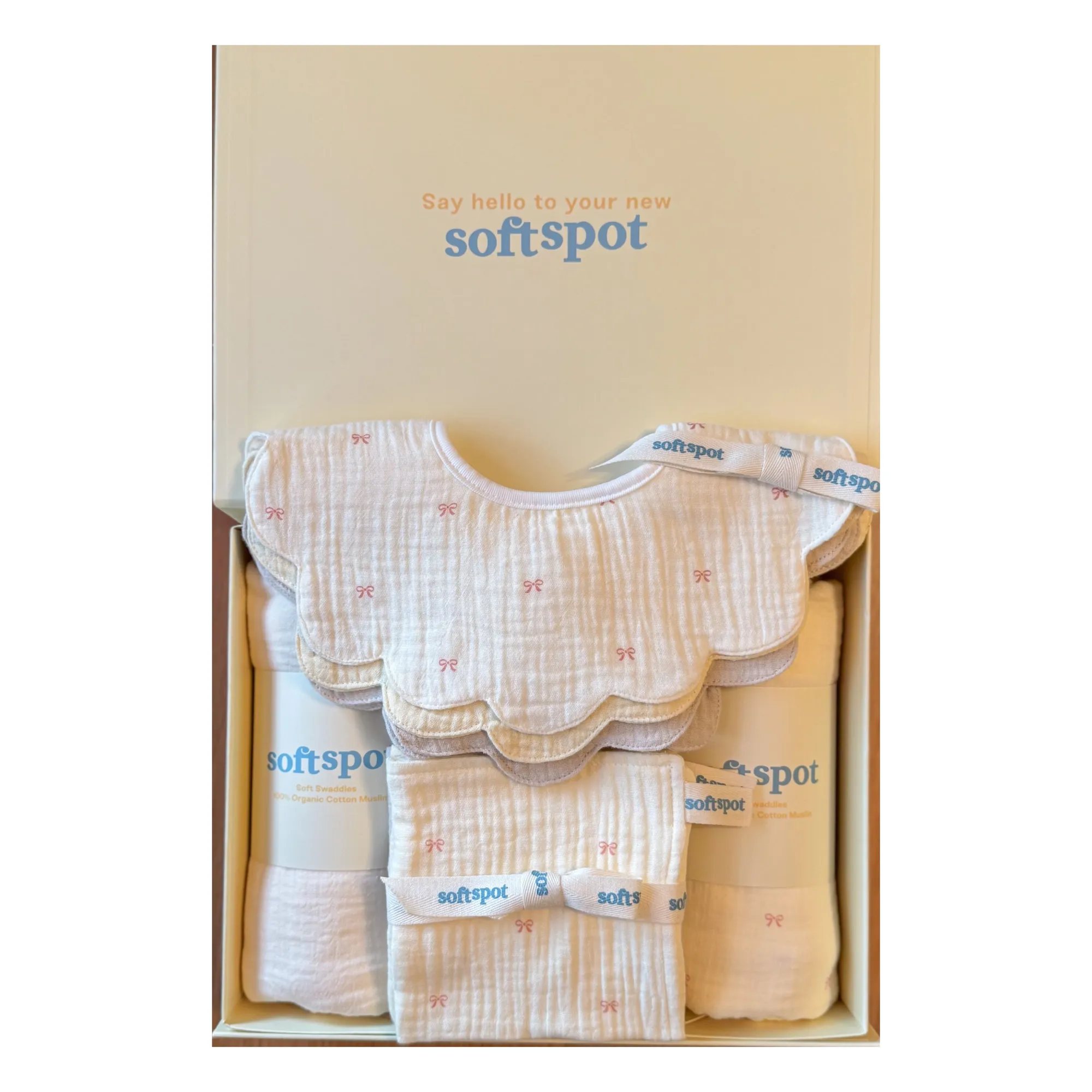 Soft Spot Pink Ribbon Birth Gift Set