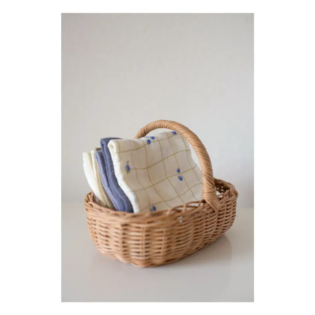 Holiday towels in organic cotton - Set of 7