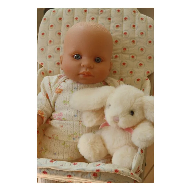 Doll and her cuddly toy | Ecru