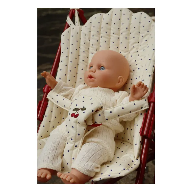 Cochecito de muñecas Estate Dot | Blanco