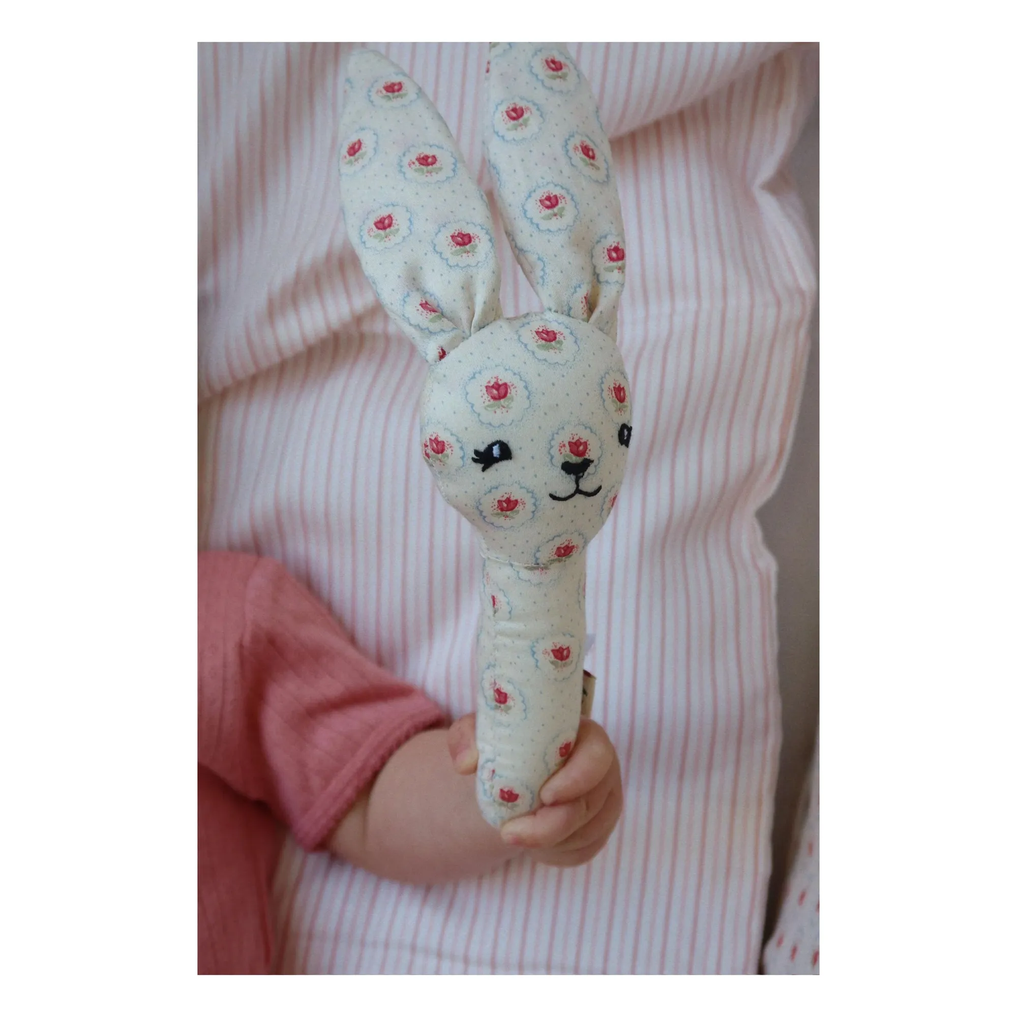 Hochet Bunny Mirage | Ecru- Image produit n°1