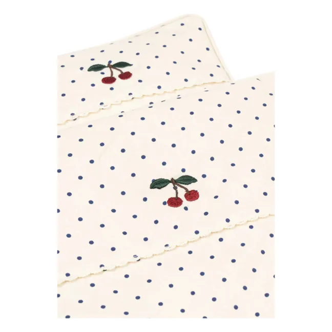 Juego de cama para muñecas Estate Dot | Blanco