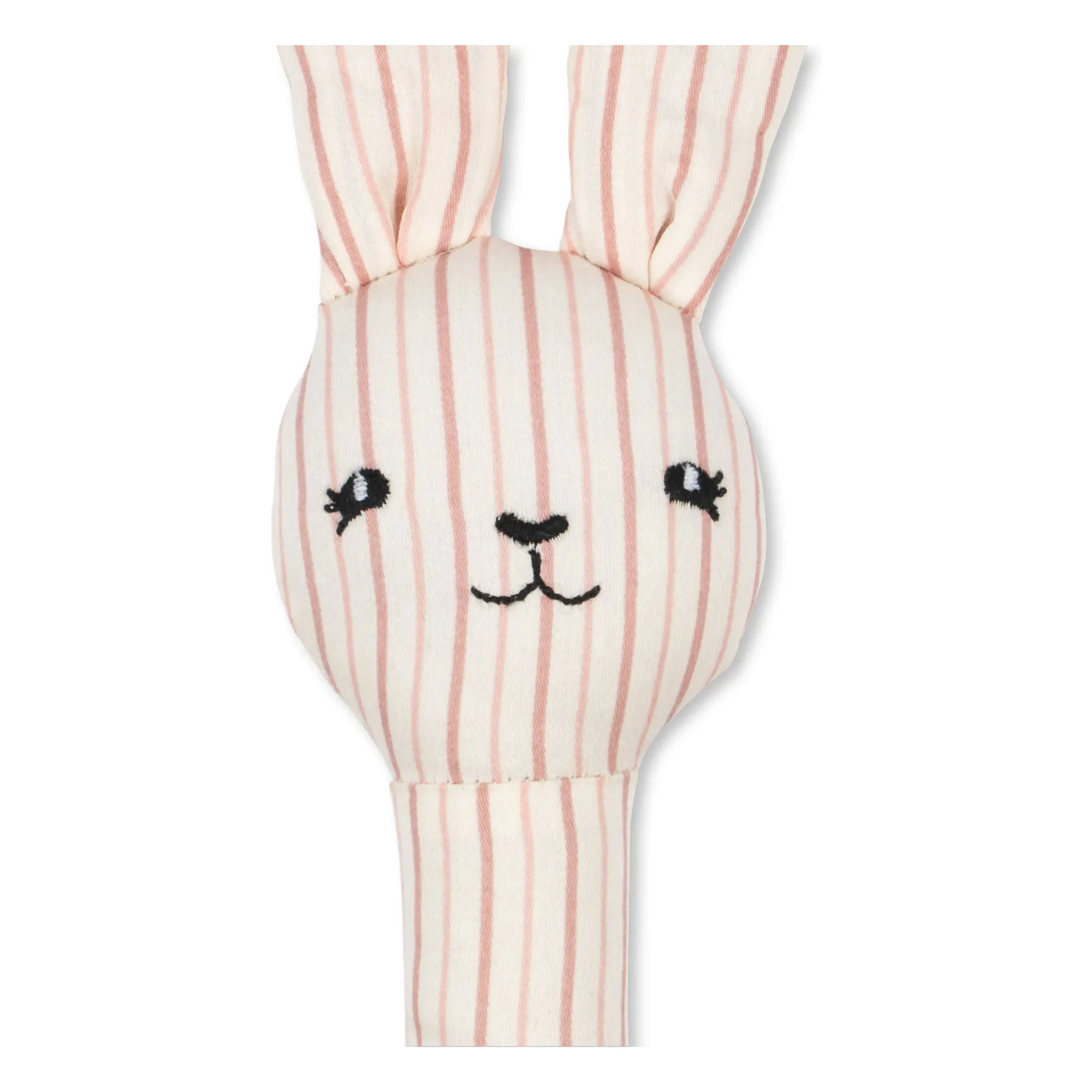 Hochet Bunny Stripie | Rose- Image produit n°4