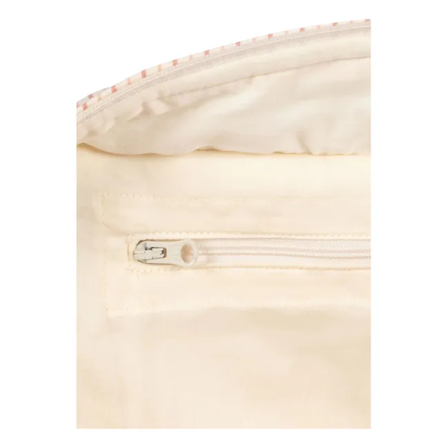 Große Kosmetiktasche Stripie | Rosa