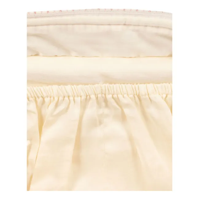 Borsa da toilette grande a righe | Rosa