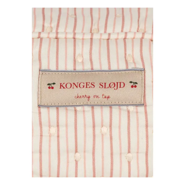 Große Kosmetiktasche Stripie | Rosa