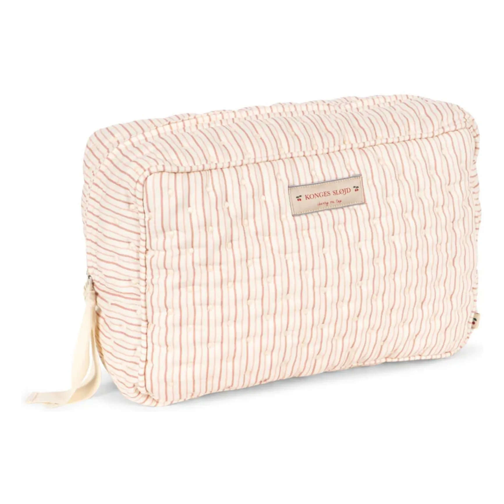 Konges Sløjd Pink Large Stripie Toiletry Bag