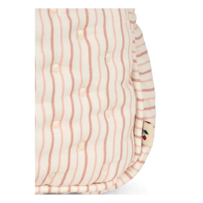 Grande trousse de toilette Stripie | Rose