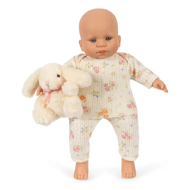 Doll and her cuddly toy | Ecru
