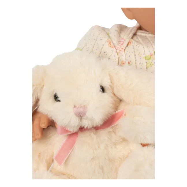 Doll and her cuddly toy | Ecru