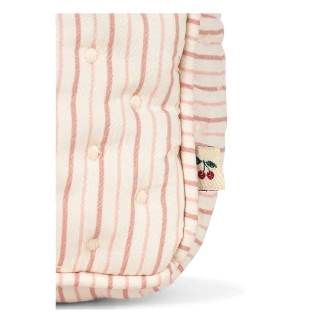 Borsa da toilette a righe | Rosa