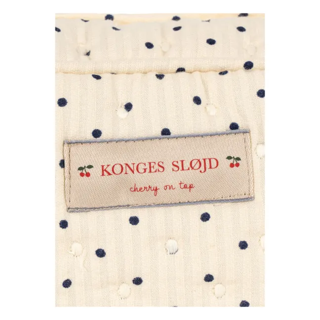Estate Dot toiletry bag | White