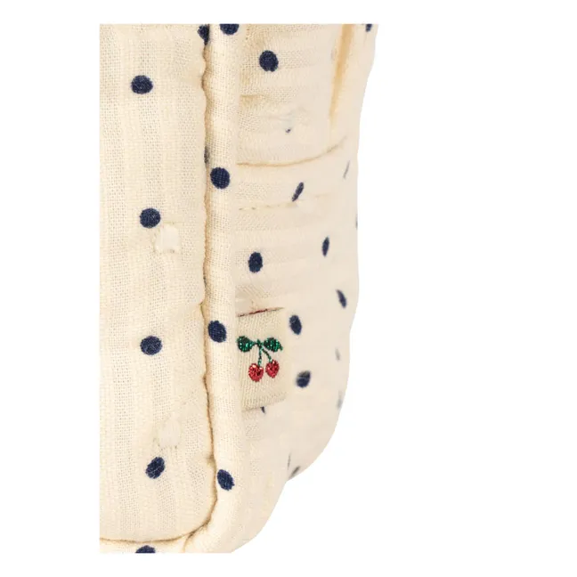 Estate Dot toiletry bag | White