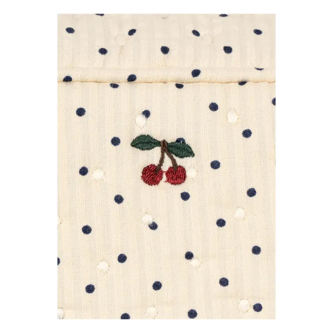Large Estate Dot toiletry bag | White