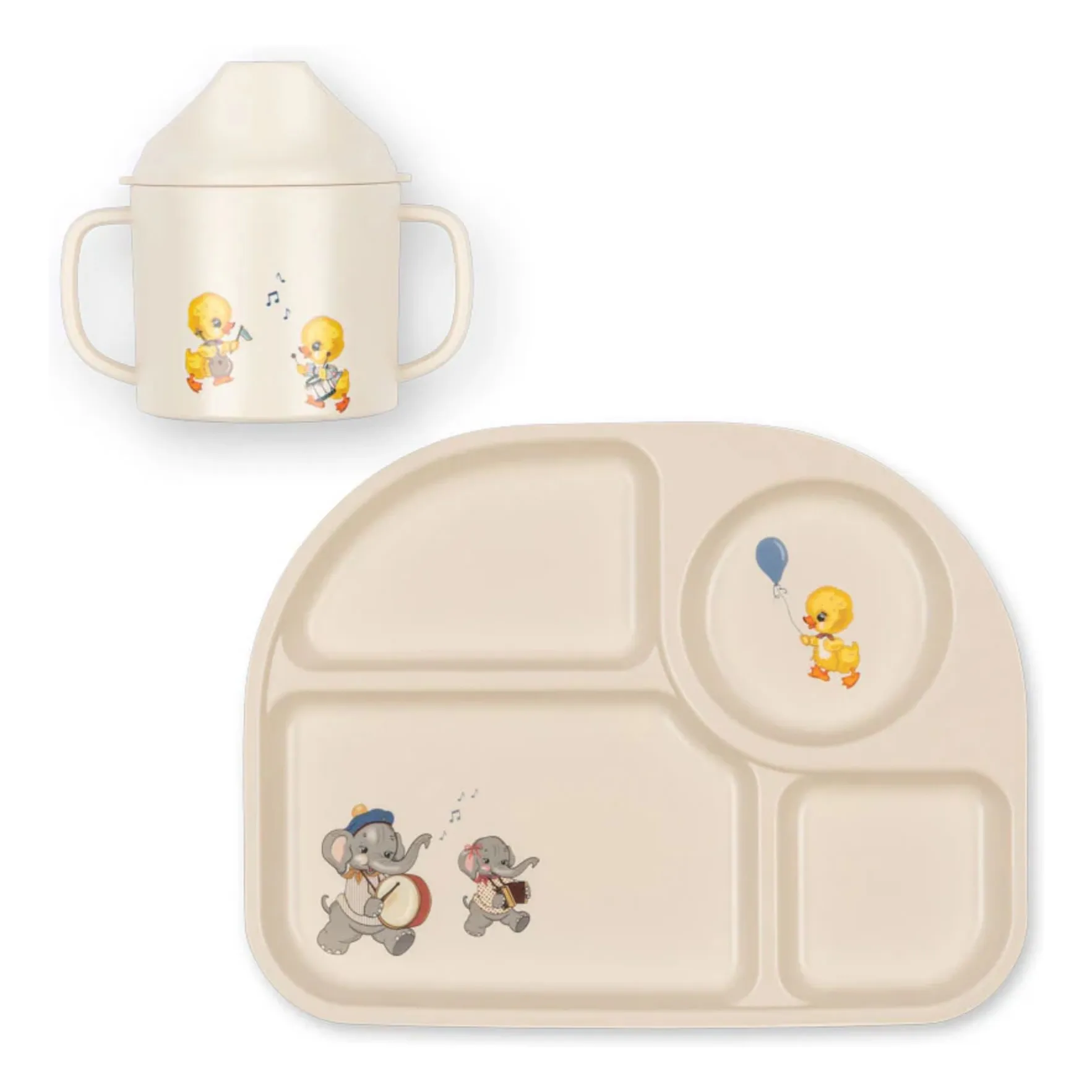 Konges Sløjd White Music Parade Meal Set
