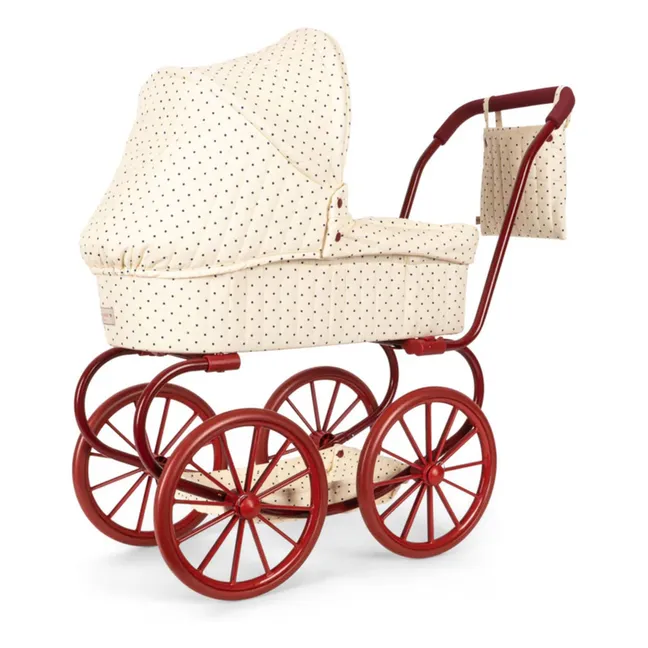 Puppenwagen für Minnie Estate Dot-Puppe | Weiß