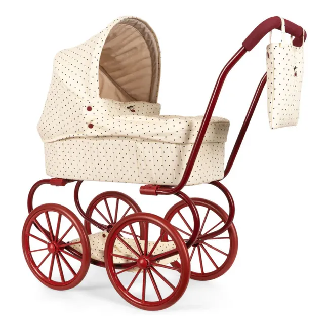 Cochecito para la muñeca Minnie Estate Dot | Blanco