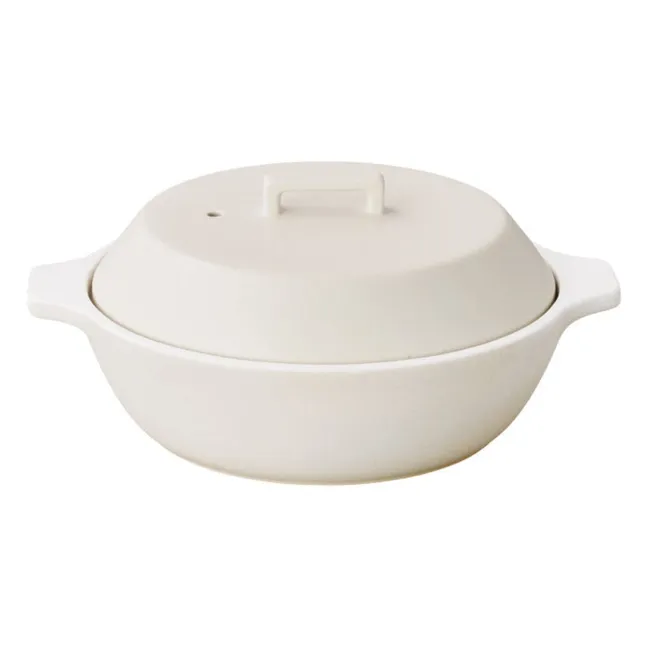Pot en céramique Kakomi 1.2L | Blanc
