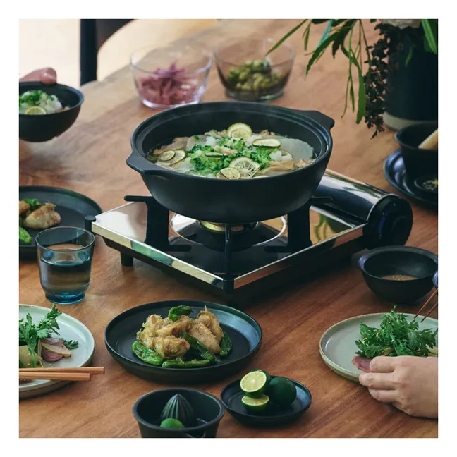 Pot en céramique Kakomi 1.2L | Noir