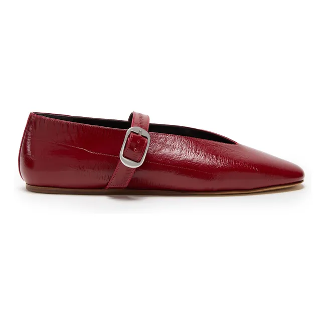 Ballerinas Stella Leather | Dark red