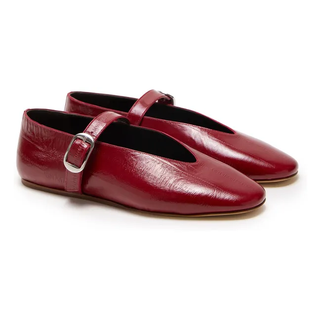 Ballerinas Stella Leather | Dark red