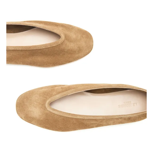 Ballerines Luna Suède | Taupe