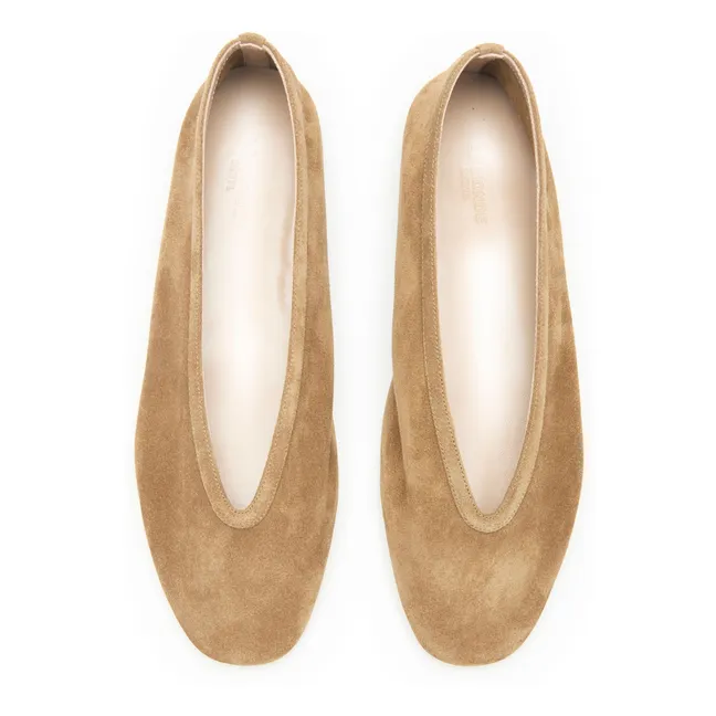Ballerines Luna Suède | Taupe