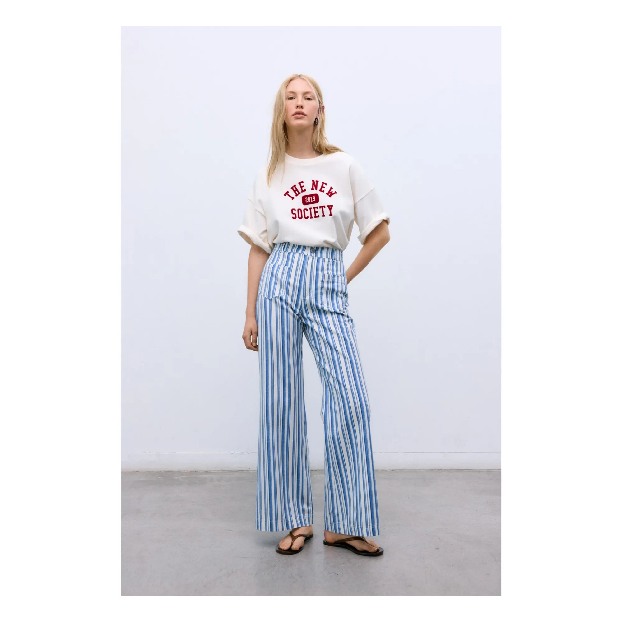 T-shirt Ivy Coton | Blanc- Image produit n°1