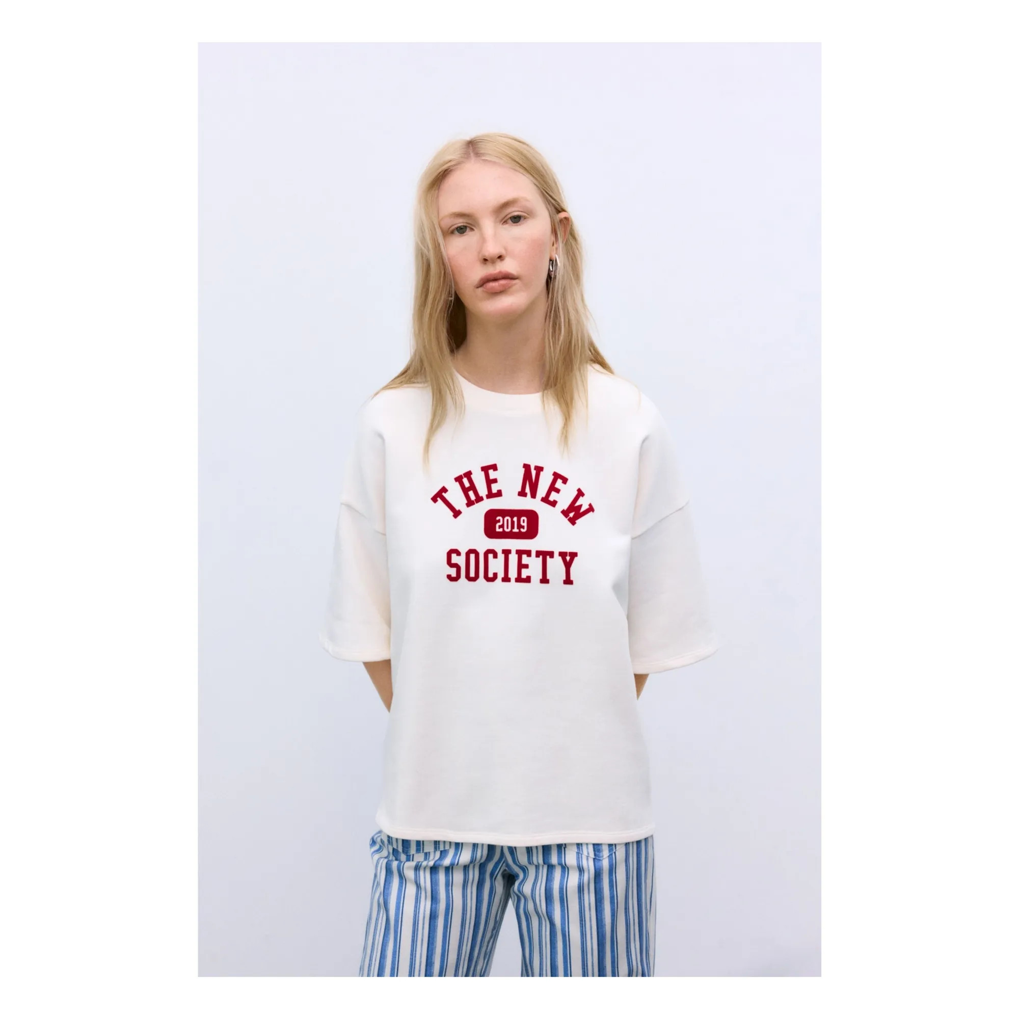 T-shirt Ivy Coton | Blanc- Image produit n°2