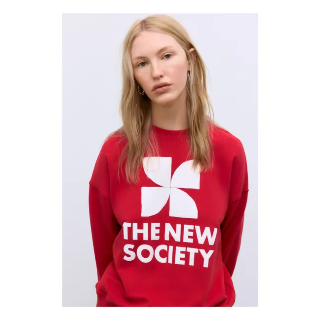 Sudadera TNS Cotton Logo | Rojo