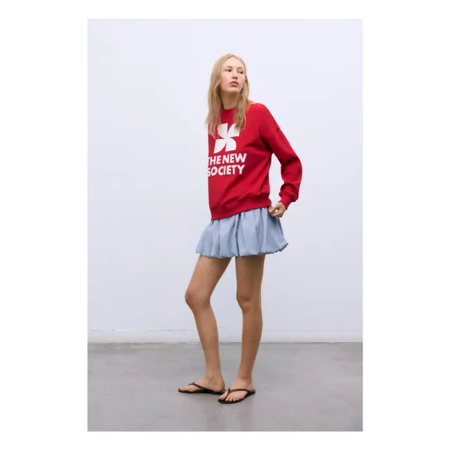 Sweat TNS Logo Coton | Rouge