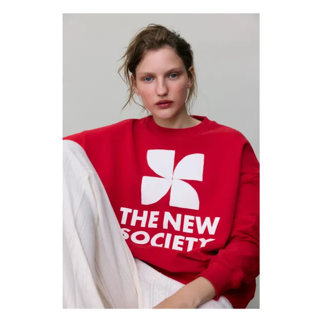 Sweat TNS Logo Coton | Rouge