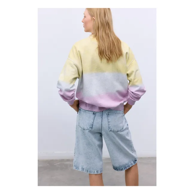 Cotton Bermuda shorts | Denim blue