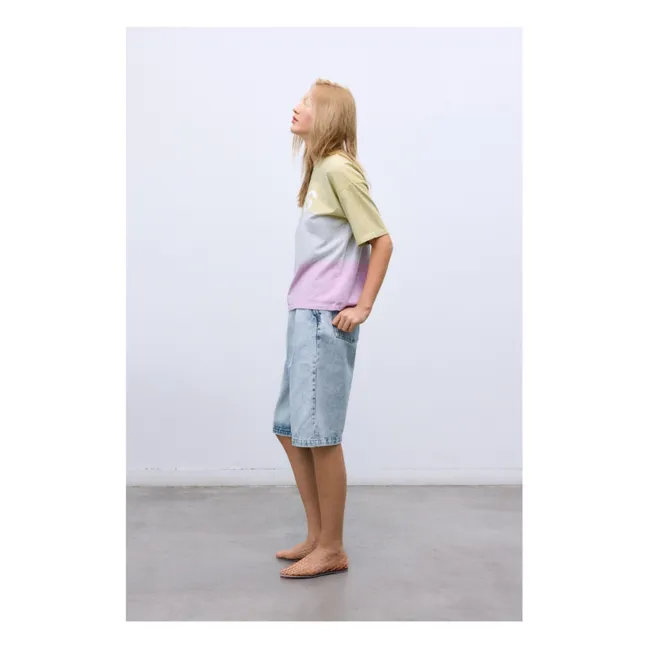 Bermuda Coton | Bleu jean