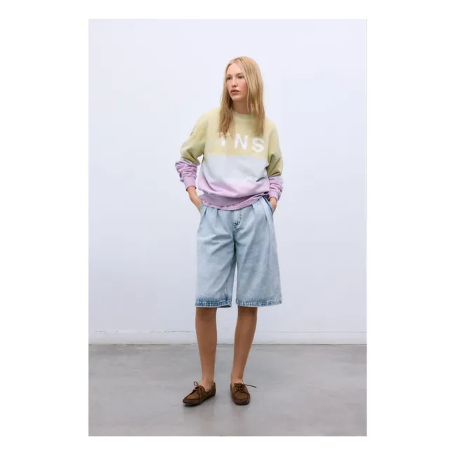 Bermuda Coton | Bleu jean