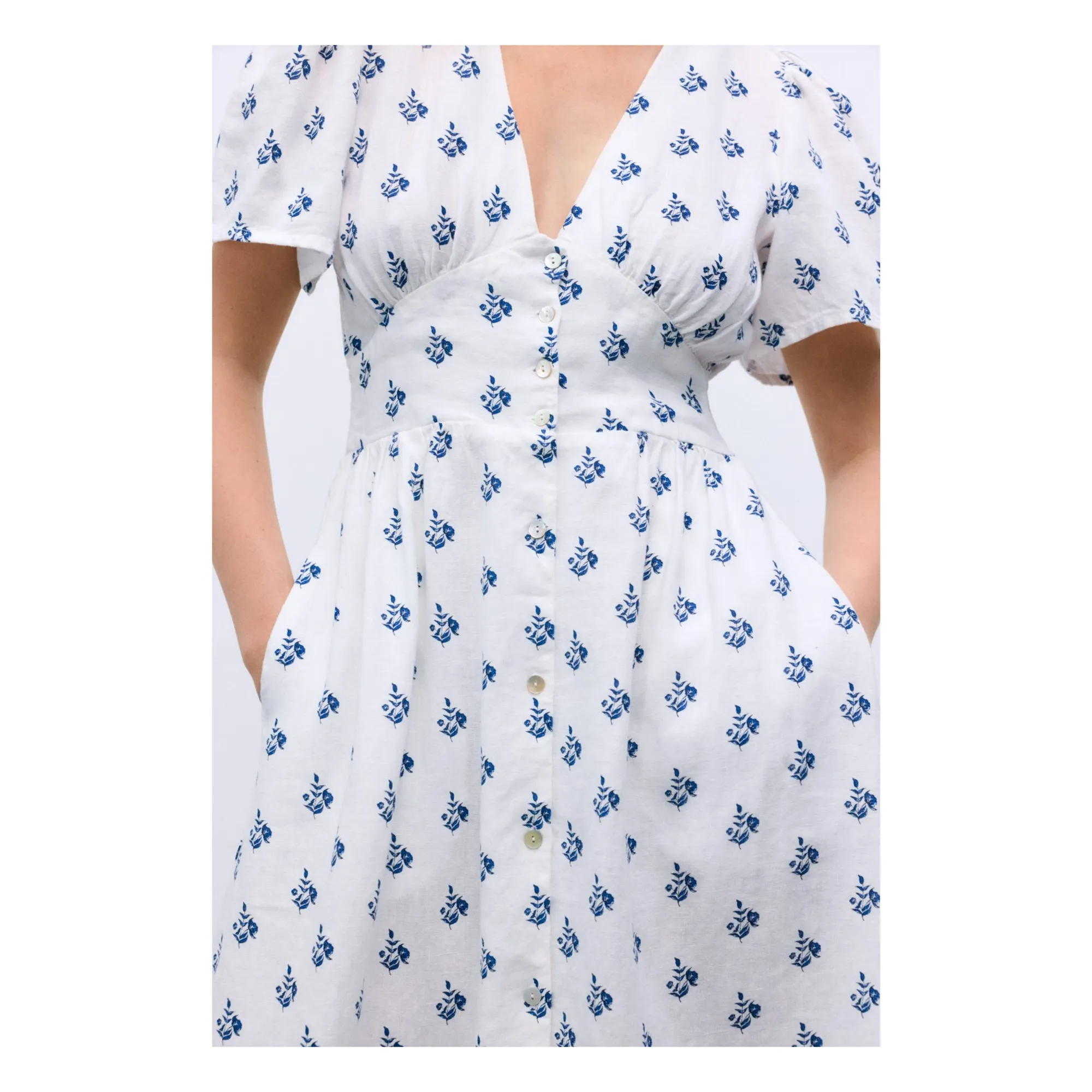 Robe Melissa Lin | Blanc- Image produit n°4