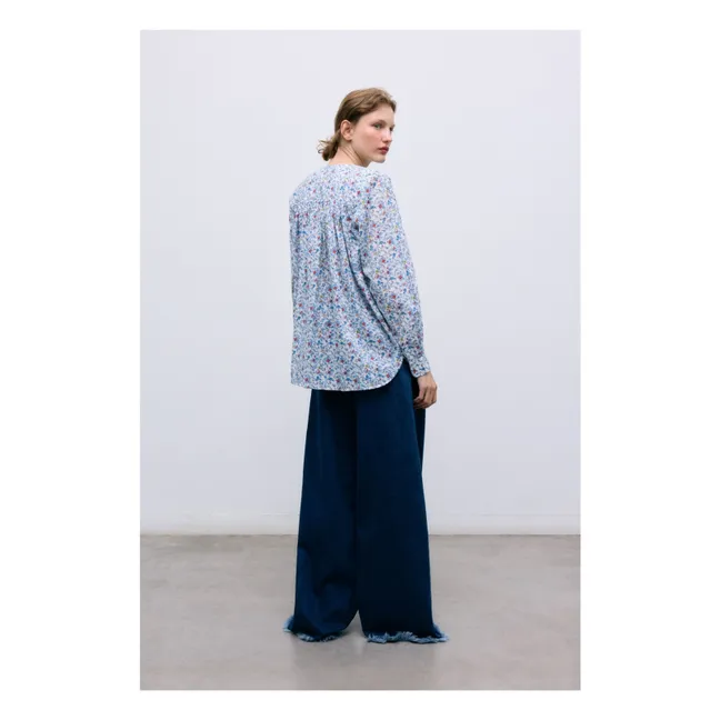 Blouse Cloe Coton | Bleu