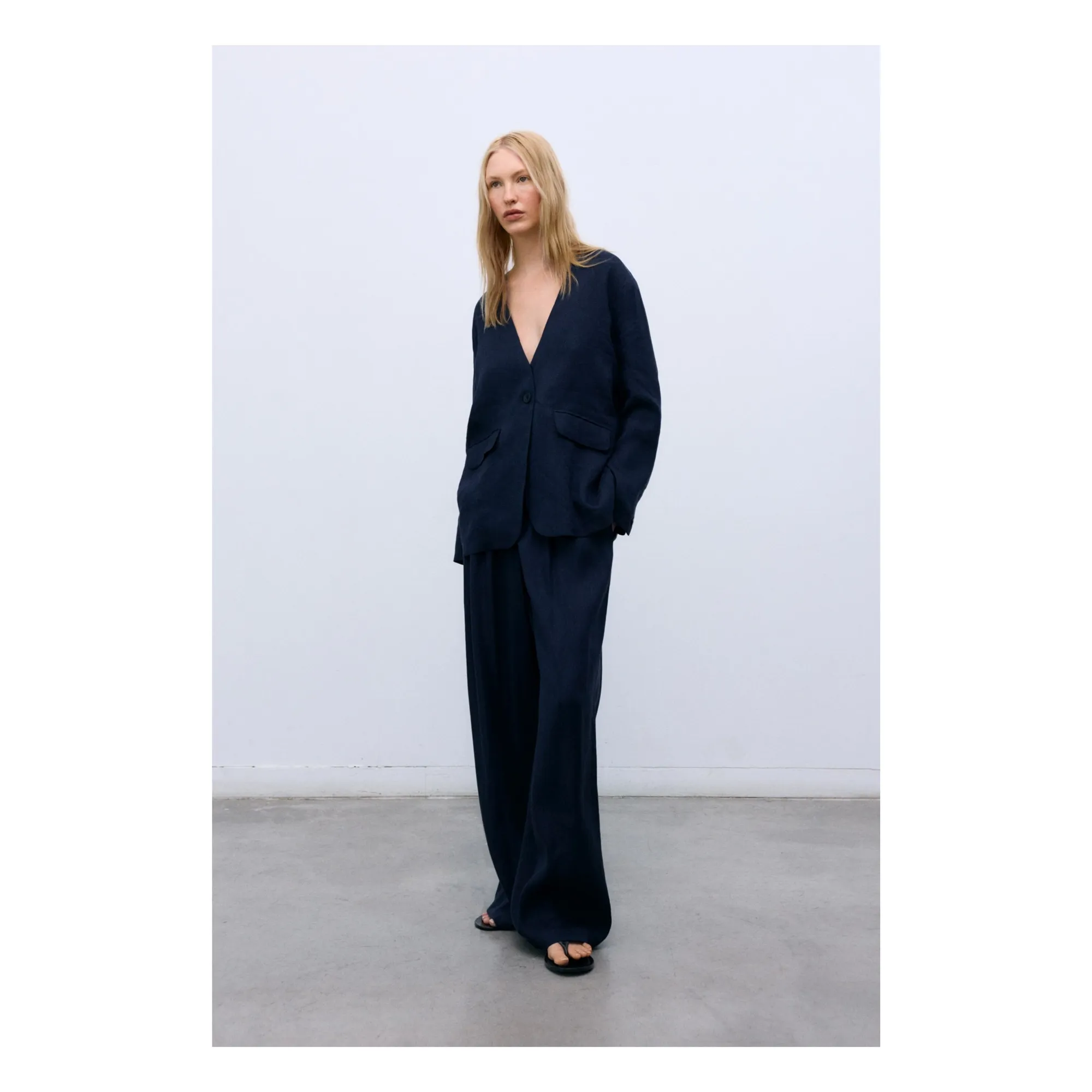 Pantalon Melissa Lin | Noir- Image produit n°1