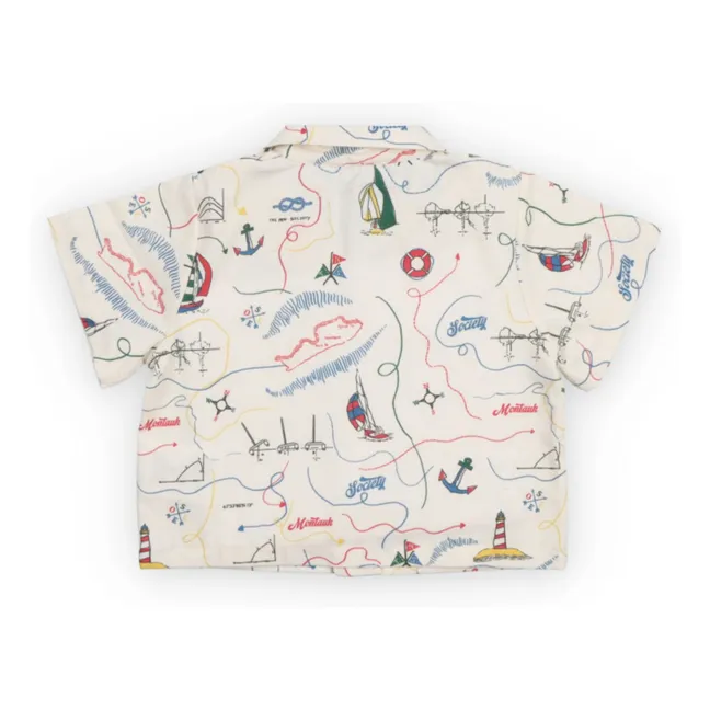 Clove Bateaux Camisa de algodón BCI para bebé | Crudo