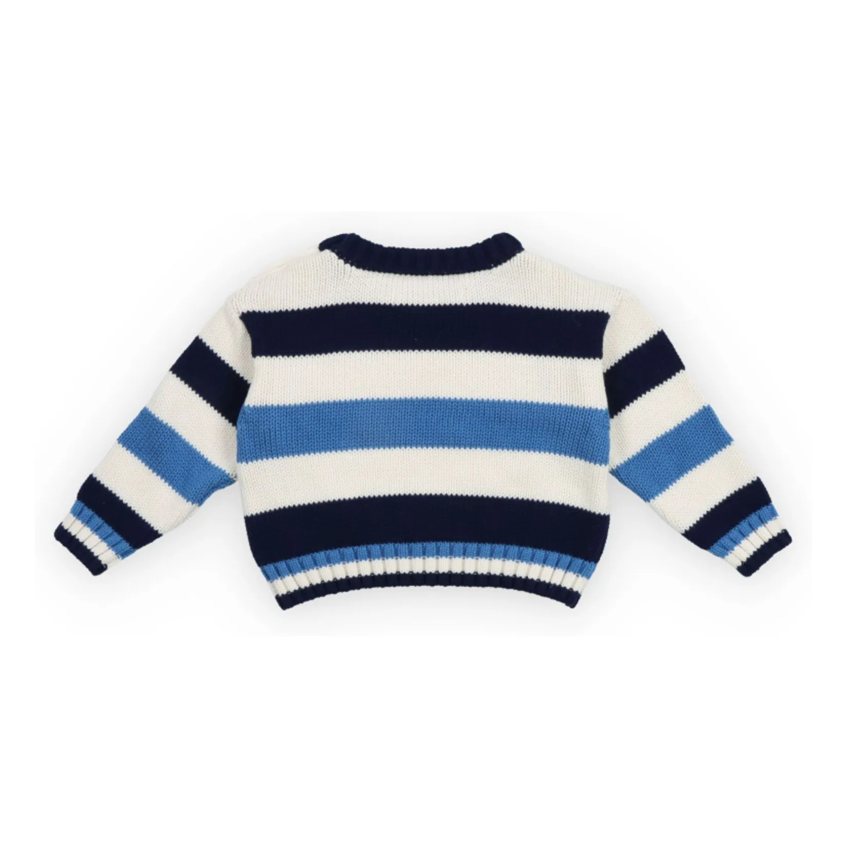 Pull Celosia Rayé Bébé | Bleu- Image produit n°1