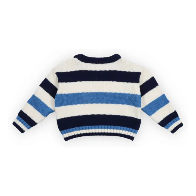 Jersey de rayas Celosia para bebé | Azul