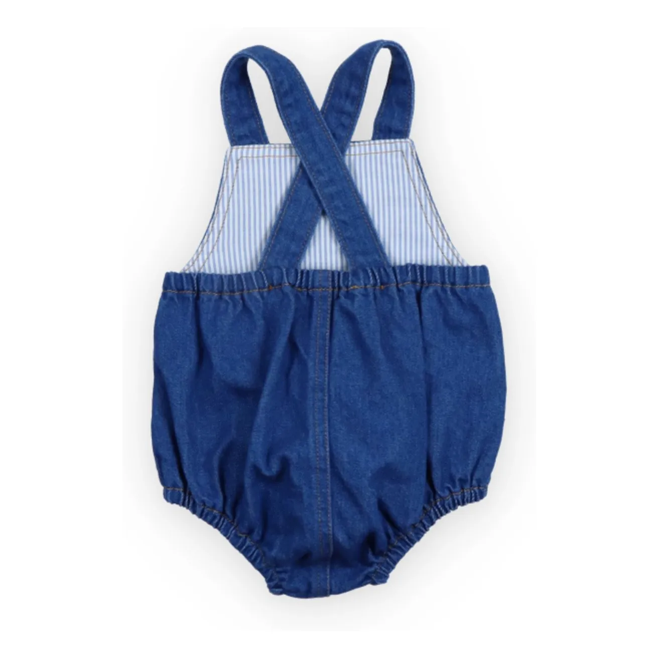 Barboteuse Denim Tulip | Bleu foncé- Image produit n°1